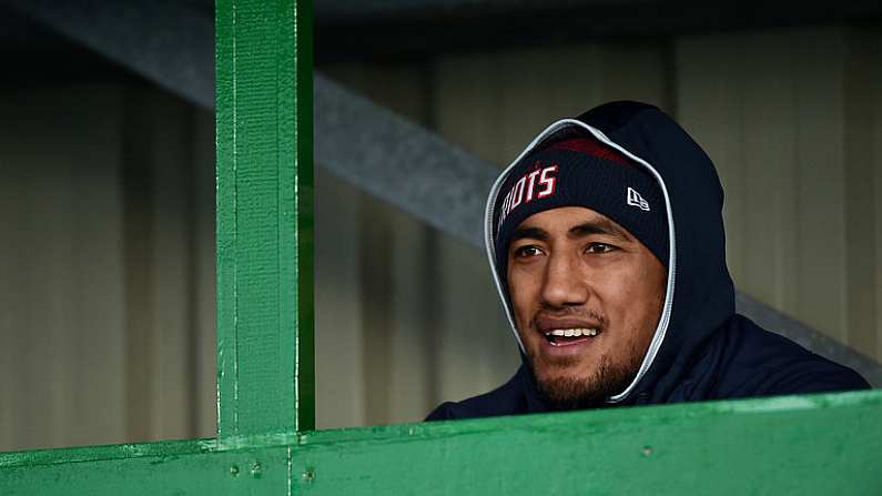 21 December 2016; Bundee Aki of Connacht looks on during squad training at the Sportsground in Galway. Photo by David Maher/Sportsfile