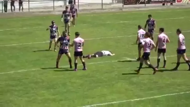 Shocking Scenes As French Player KO's Referee With Single Punch