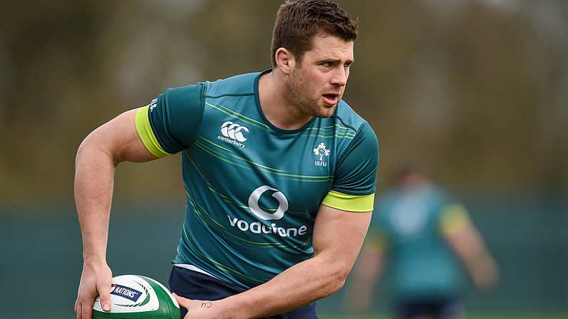 6 March 2017; CJ Stander of Ireland during squad training at Carton House in Maynooth, Co. Kildare. Photo by Seb Daly/Sportsfile