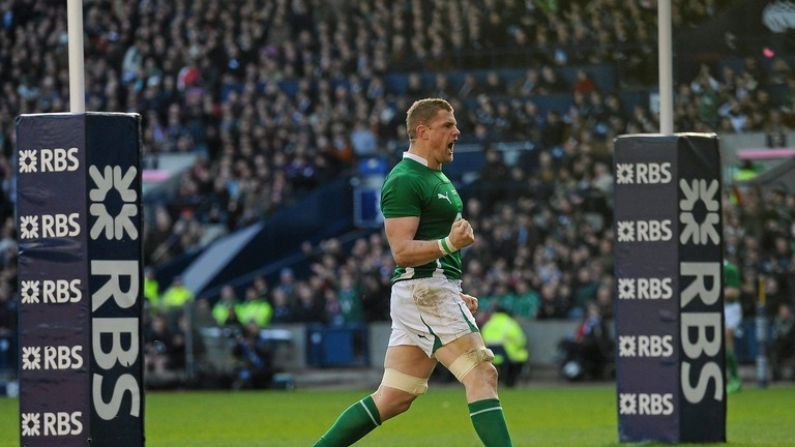 Scottish Fans Not Impressed With Jamie Heaslip's Reaction To The World Cup Draw