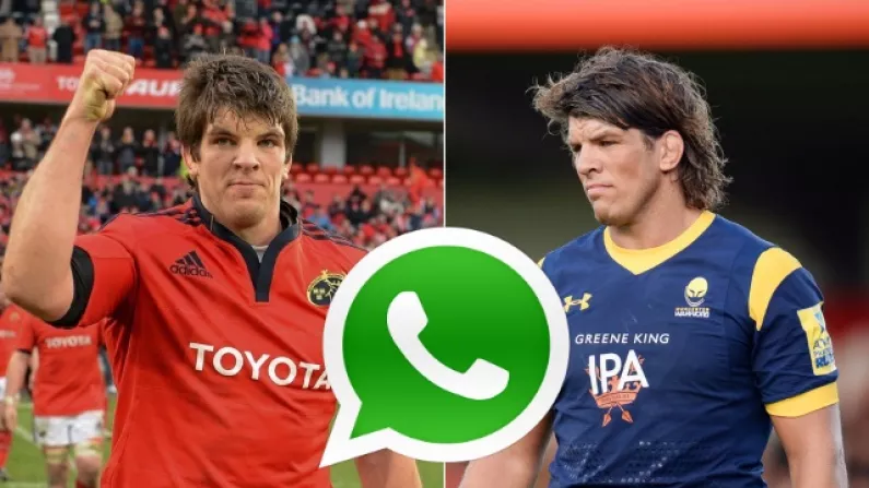 Donncha O'Callaghan Kills It With Story About Munster And Worcester WhatsApp Groups
