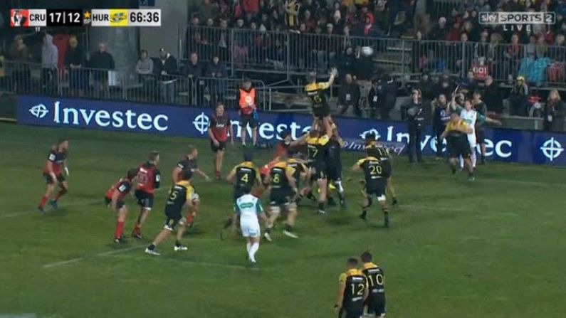 Watch: Hurricanes Take The Piss With Unconventional Lineout Vs Crusaders
