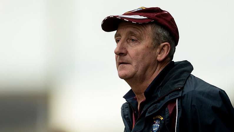 23 April 2017; Westmeath manager Michael Ryan during the Leinster GAA Hurling Senior Championship Qualifier Group Round 1 match between Laois and Westmeath at O'Moore Park, in Portlaoise, Co Laois. Photo by Piaras O Midheach/Sportsfile