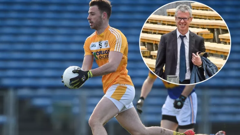 Joe Brolly Sums Up Farcical Ban After Coming To Aid Of Antrim Footballer