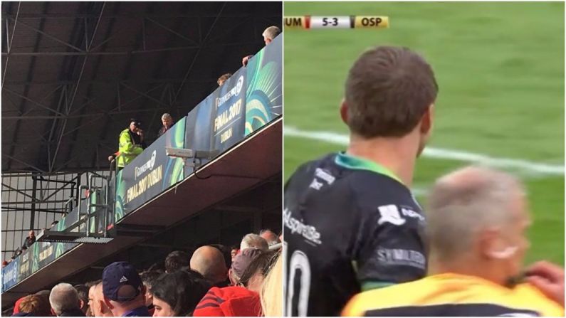 Munster Fan Removed From Thomond By Gardaí After Shouting At Dan Biggar During Kick
