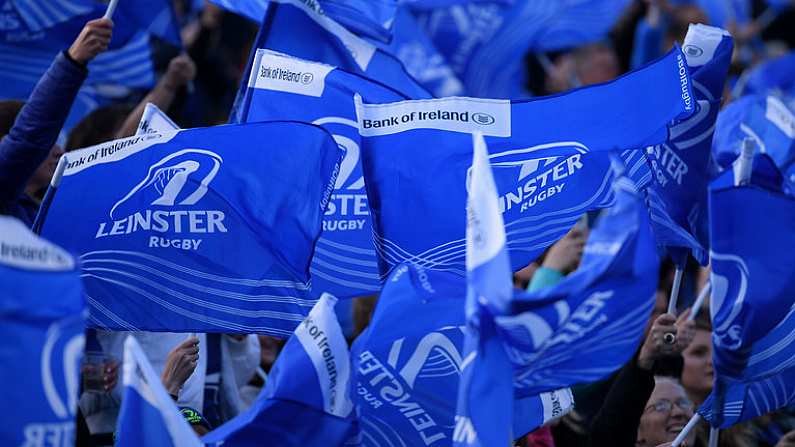 19 May 2017; Leinster supporters during the Guinness PRO12 Semi-Final match between Leinster and Scarlets at the RDS Arena in Dublin. Photo by Stephen McCarthy/Sportsfile *** NO REPRODUCTION FEE ***