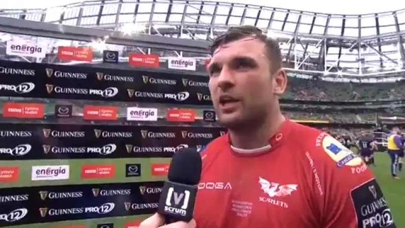 "The Irish Media Gave Us No Chance"- Tadhg Beirne Sums Up Scarlets' Superb Pro 12 Win