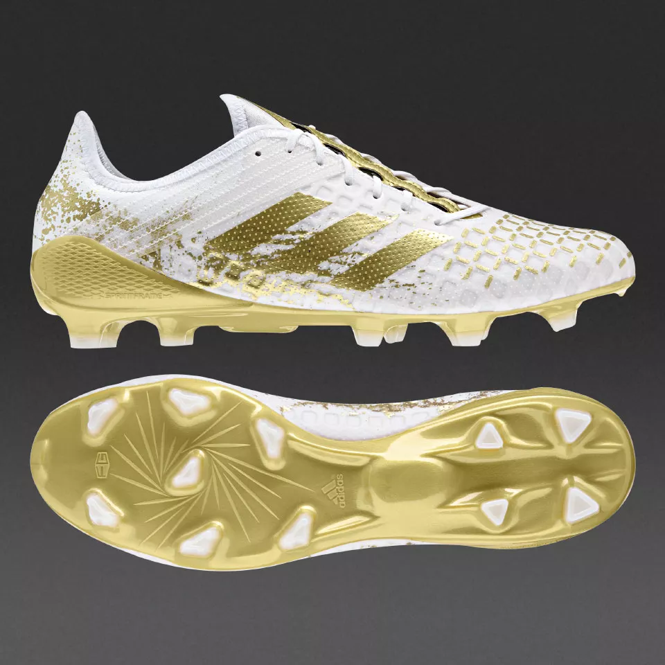 White and gold deals rugby boots