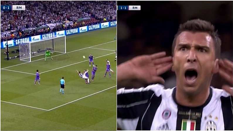 Watch: Mario Mandzukic Scores One Of THE Great European Cup Final Goals Vs Madrid