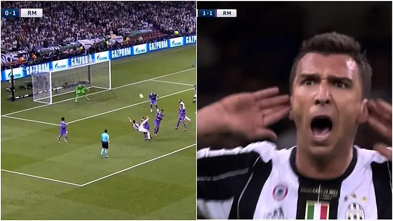 Watch: Mario Mandzukic Scores One Of THE Great European Cup Final Goals Vs Madrid