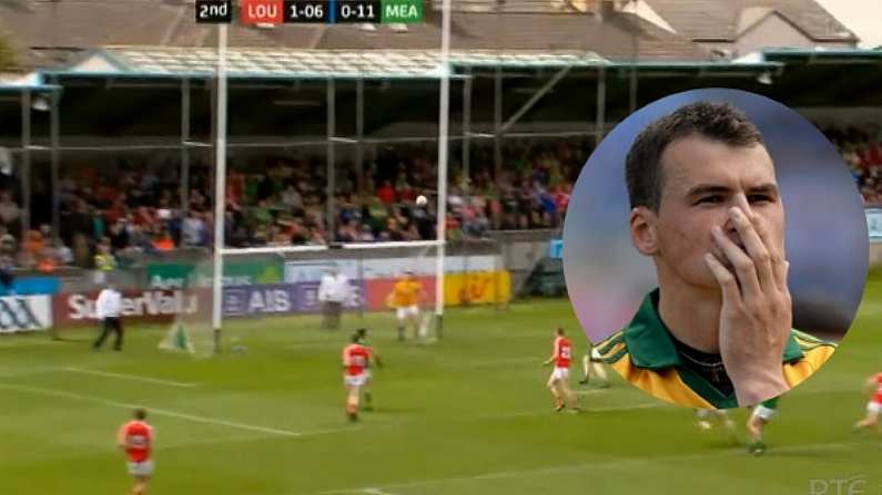 Paddy O'Rourke Made An Absolute Pig's Ear Of Louth's Second Goal