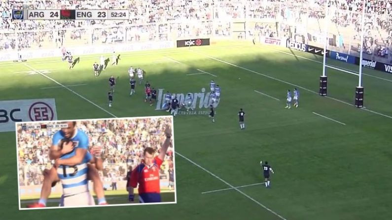 Watch: Argentina Score Sensational End-To-End Try In Dramatic Game Vs England