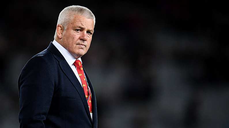 7 June 2017; British & Irish Lions head coach Warren Gatland prior to the match between Auckland Blues and the British & Irish Lions at Eden Park in Auckland, New Zealand. Photo by Stephen McCarthy/Sportsfile