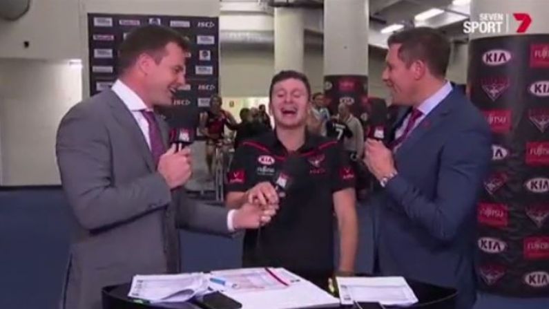 Watch: Tyrone AFL Star Certainly Hasn't Lost His Accent During Time In Australia