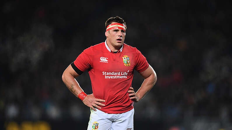 7 June 2017; CJ Stander of the British & Irish Lions during the match between Auckland Blues and the British & Irish Lions at Eden Park in Auckland, New Zealand. Photo by Stephen McCarthy/Sportsfile