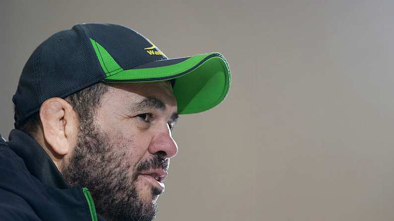 24 November 2016; Australia head coach Michael Cheika during a press conference at the RDS Arena, Ballsbridge, Dublin. Photo by Seb Daly/Sportsfile