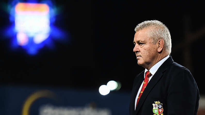 20 June 2017; British & Irish Lions head coach Warren Gatland during the match between the Chiefs and the British & Irish Lions at FMG Stadium in Hamilton, New Zealand. Photo by Stephen McCarthy/Sportsfile