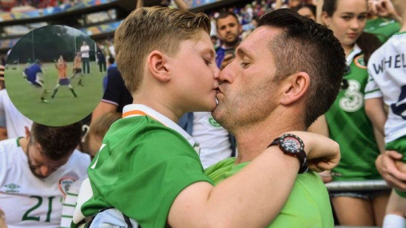 Watch: Robbie Keane Jr Might End Up As A Gaelic Footballer