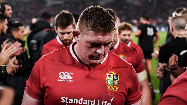 24 June 2017; Tadhg Furlong of the British & Irish Lions following the First Test match between New Zealand All Blacks and the British & Irish Lions at Eden Park in Auckland, New Zealand. Photo by Stephen McCarthy/Sportsfile