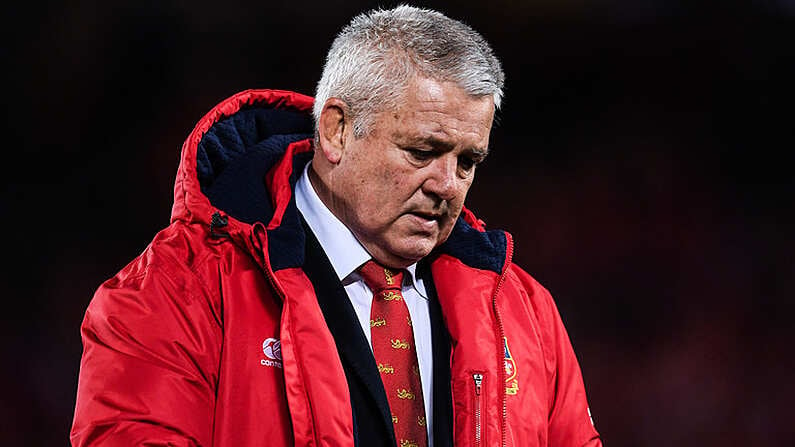 24 June 2017; British & Irish Lions head coach Warren Gatland during the First Test match between New Zealand All Blacks and the British & Irish Lions at Eden Park in Auckland, New Zealand. Photo by Stephen McCarthy/Sportsfile