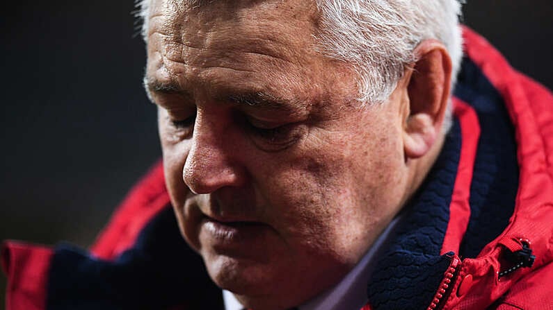 27 June 2017; British & Irish Lions head coach Warren Gatland during the match between Hurricanes and the British & Irish Lions at Westpac Stadium in Wellington, New Zealand. Photo by Stephen McCarthy/Sportsfile