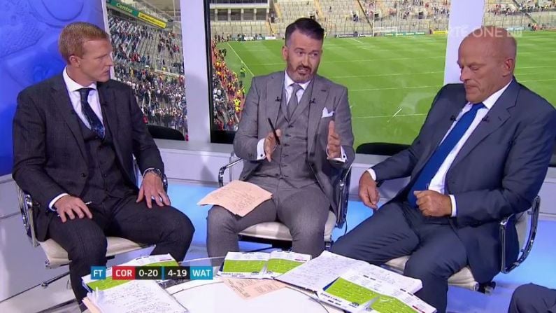 Watch: Donal Óg Calls Out The Sunday Game's Punditry...On The Sunday Game