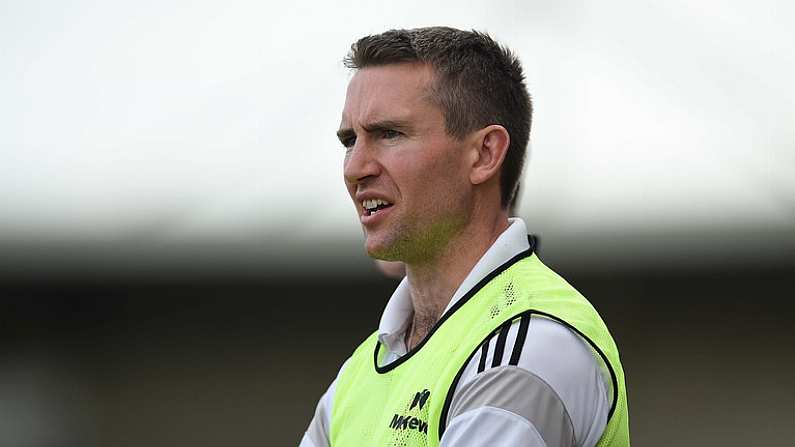 5 July 2017; Kilkenny manager Eddie Brennan during the Bord Gais Energy Leinster GAA Hurling Under 21 Championship Final Match between Kilkenny and Wexford at Nowlan Park in Kilkenny. Photo by Cody Glenn/Sportsfile