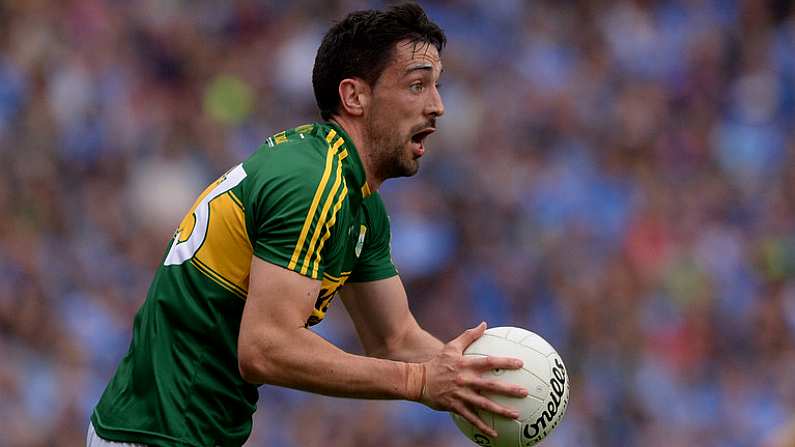 28 August 2016; Anthony Maher of Kerry during the GAA Football All-Ireland Senior Championship Semi-Final game between Dublin and Kerry at Croke Park in Dublin. Photo by Piaras O Midheach/Sportsfile