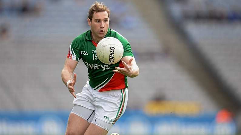 14 April 2013; Michael Conroy, Mayo. Allianz Football League, Division 1, Semi-Final, Dublin v Mayo, Croke Park, Dublin. Picture credit: Ray McManus / SPORTSFILE