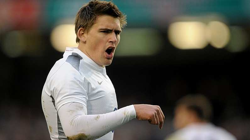 19 March 2011; Toby Flood, England. RBS Six Nations Rugby Championship, Ireland v England, Aviva Stadium, Lansdowne Road, Dublin. Picture credit: Stephen McCarthy / SPORTSFILE