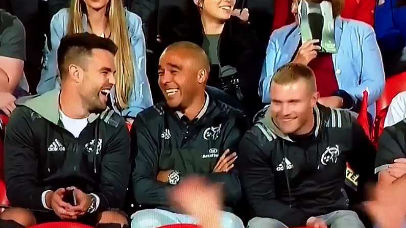 Simon Zebo Going Full 'Dad' On Conor Murray The Highlight Of Munster Vs Treviso