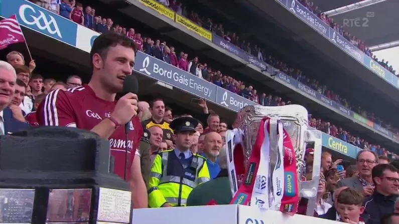 There Were Two Poignant Moments In David Burke's Captain's Speech
