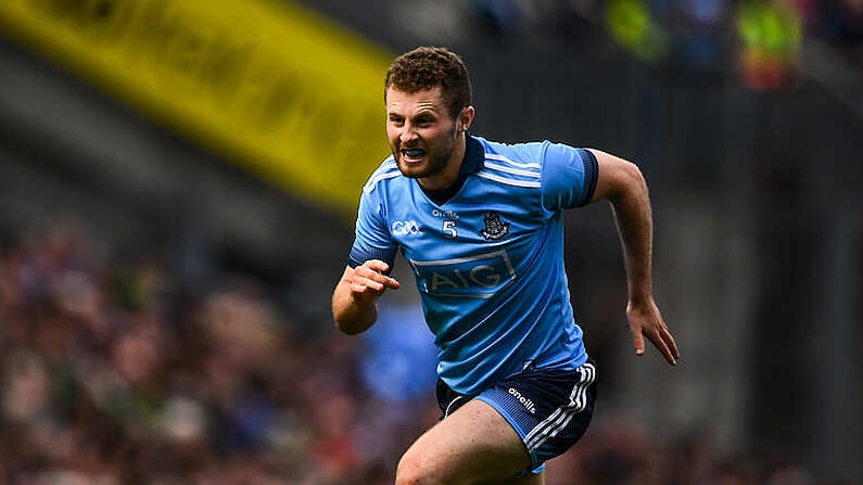 1 September 2019; Jack McCaffrey of Dublin during the GAA Football All-Ireland Senior Championship Final match between Dublin and Kerry at Croke Park in Dublin. Photo by David Fitzgerald/Sportsfile