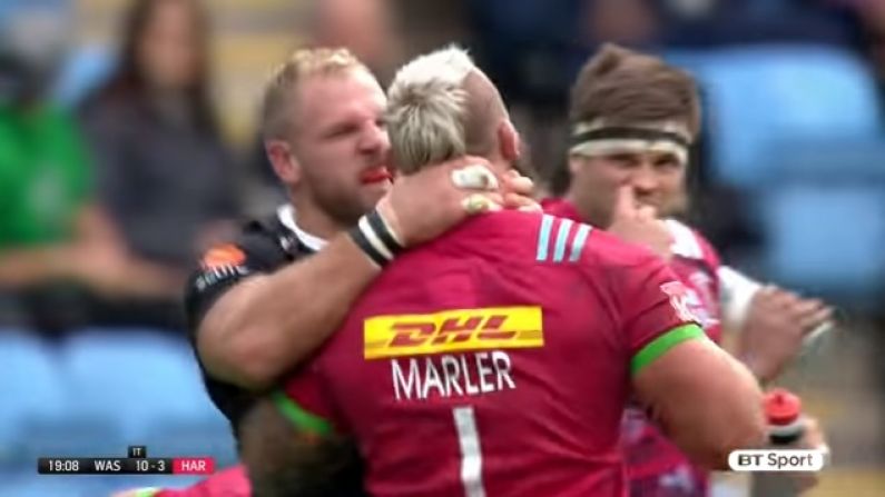 Watch: James Haskell And Joe Marler Come To Blows Over A Bottle Of Water