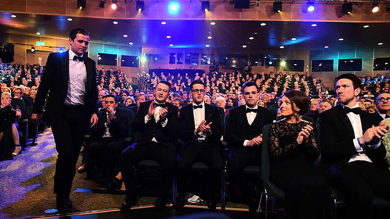 4 November 2016; Kilkenny hurler Padraig Walsh at the 2016 GAA/GPA Opel All-Stars Awards at the Convention Centre in Dublin. Photo by Ramsey Cardy/Sportsfile