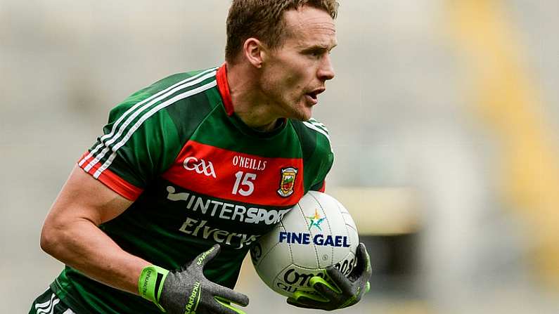 30 July 2017; Andy Moran of Mayo during the GAA Football All-Ireland Senior Championship Quarter-Final match between Mayo and Roscommon at Croke Park in Dublin. Photo by Piaras O Midheach/Sportsfile