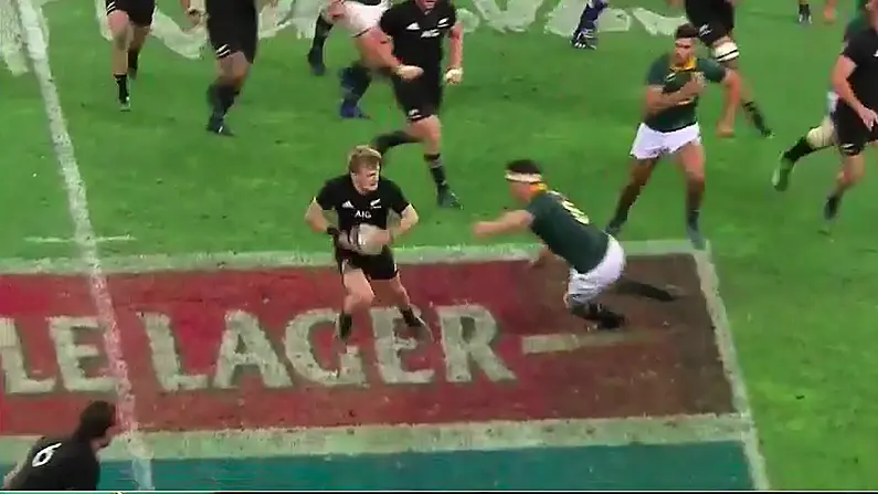 Watch: Latest All Black Prodigy Damien McKenzie Puts South Africa To The Sword