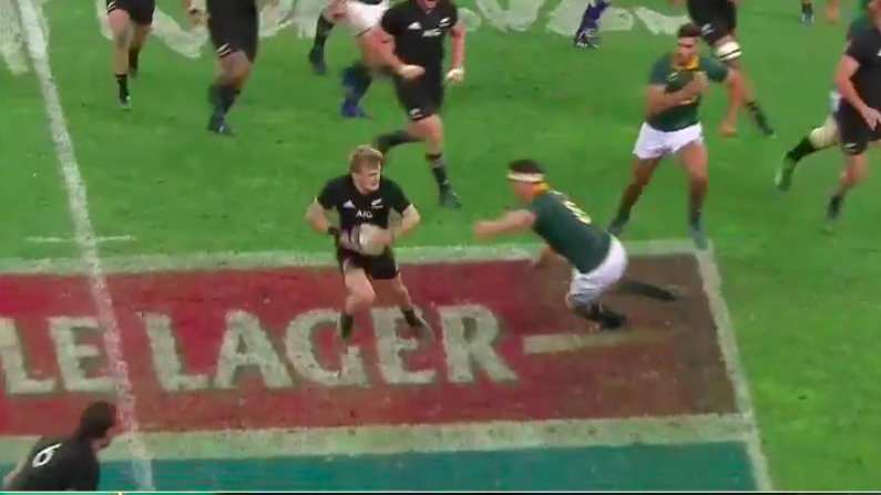 Watch: Latest All Black Prodigy Damien McKenzie Puts South Africa To The Sword