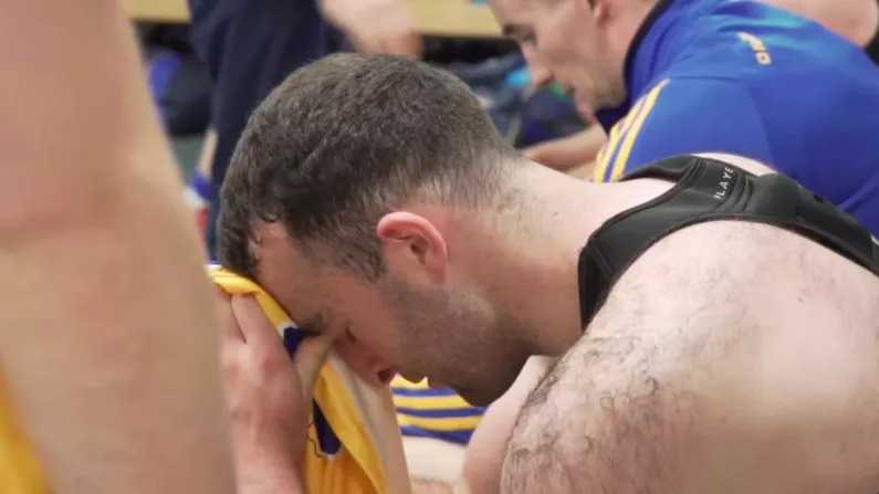 Watch: Devastating Scenes In Roscommon Dressing Room After Loss To Mayo