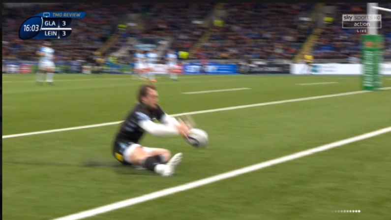 Watch: Stuart Hogg Shows Amazing Agility With Try Vs Leinster