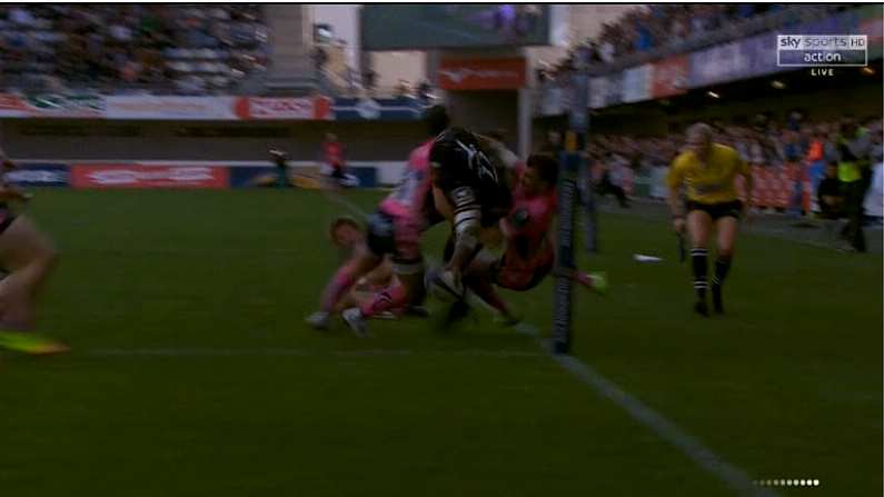 Watch: Nadolo's Ludicrous Finish For Montpellier Try In Champions Cup