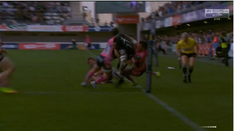 Watch: Nadolo's Ludicrous Finish For Montpellier Try In Champions Cup