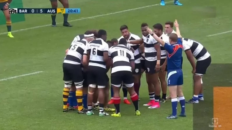 Watch: Crazy BaaBaas Try Vs Australia Disallowed For 'Unsportsmanlike Play'