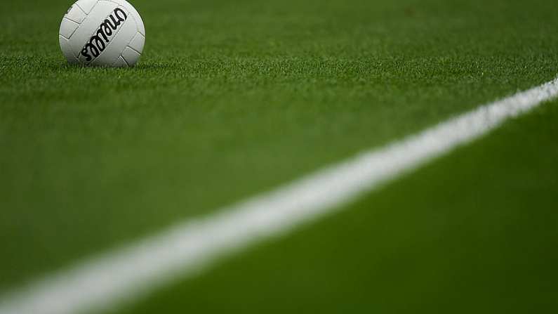 24 September 2017; A general view of a football during the TG4 Ladies Football All-Ireland Junior Championship Final match between Derry and Fermanagh at Croke Park in Dublin. Photo by Brendan Moran/Sportsfile