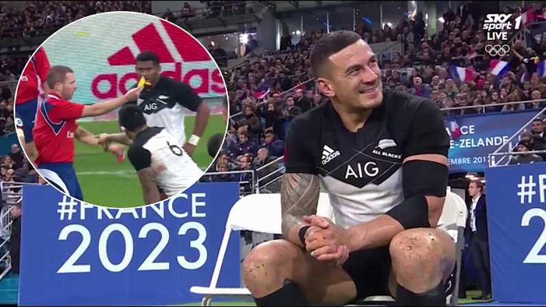 Sonny Bill Williams Sin-Binned Because Of 'Brain Explosion'