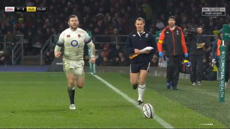 Watch: England Score One Of The Most Fortunate Tries You're Ever Likely To See