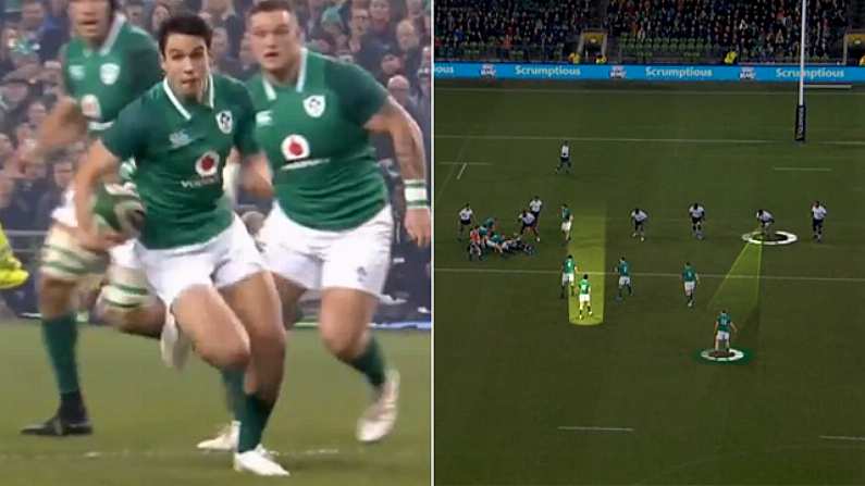 Watch: Moment Of Joey Carbery Magic Opens The Scoring Vs Fiji