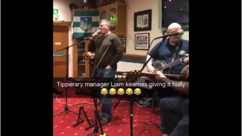 Watch: Tipp Manager Belts Out 'Spancil Hill' At Na Piarsaigh Celebrations
