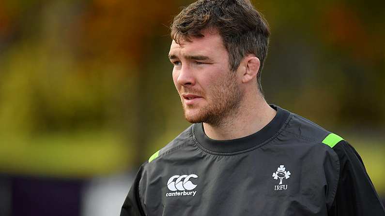 7 November 2017; Peter O'Mahony arrives for Ireland rugby squad training at Carton House in Maynooth, Kildare. Photo by Brendan Moran/Sportsfile