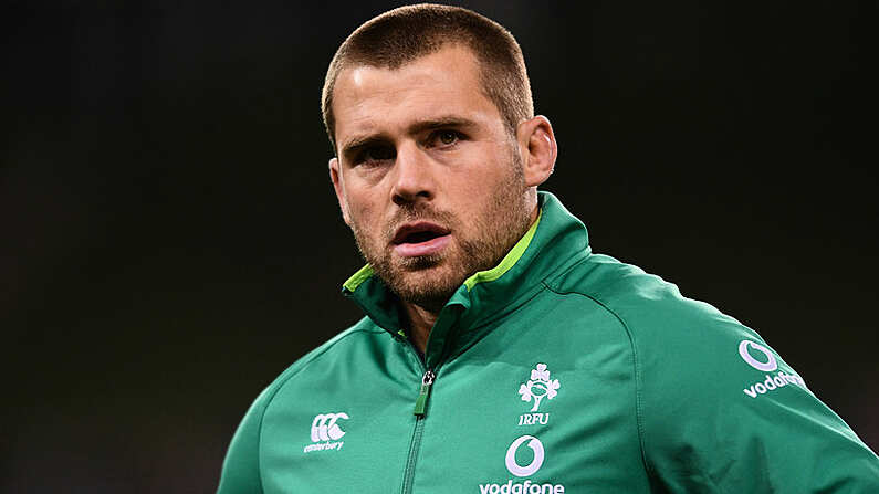 25 November 2017; CJ Stander of Ireland during the Guinness Series International match between Ireland and Argentina at the Aviva Stadium in Dublin. Photo by Ramsey Cardy/Sportsfile